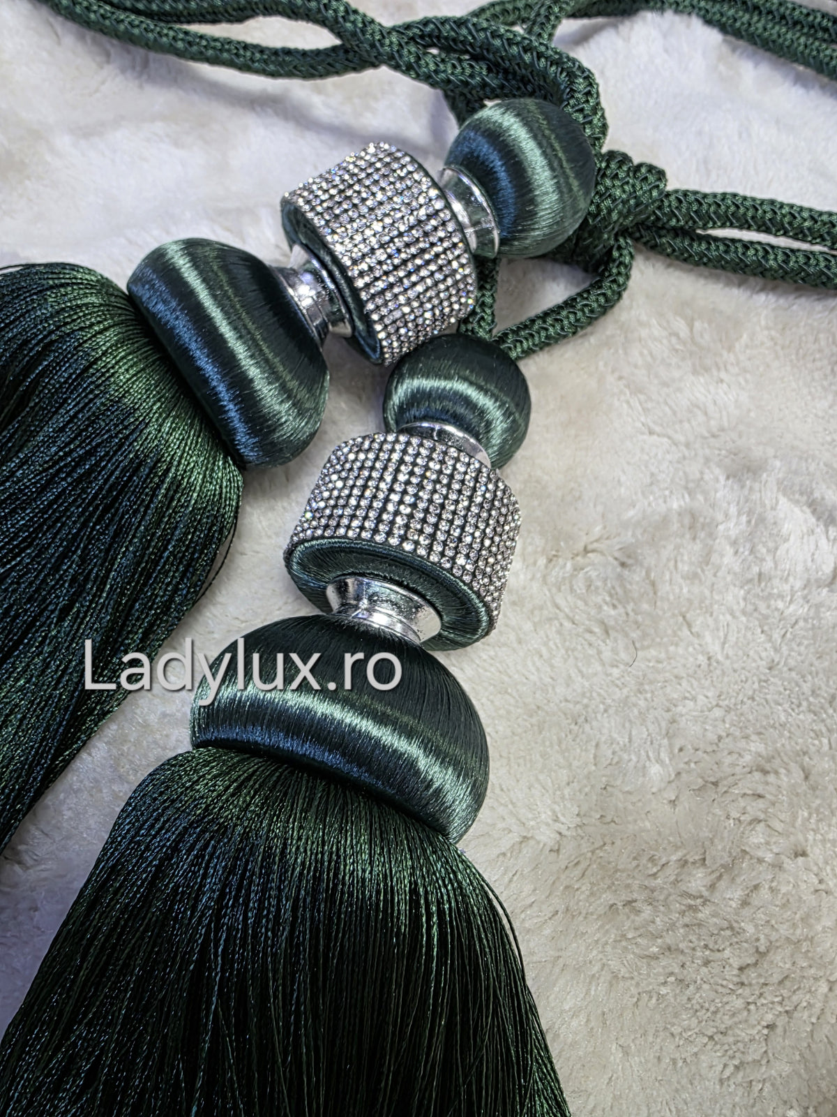 Set Prinzători Draperii Verde Smarald