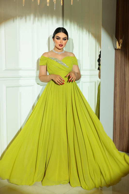 Rochie Dama Lime FloraGvF