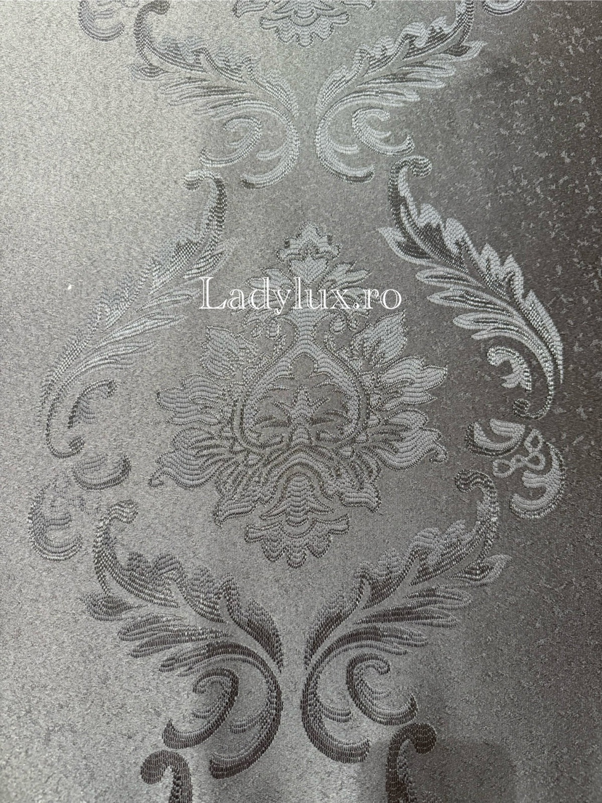 Set Draperii  Model Baroc Antracit cu Tiv si Rejansa , 3M x 2.5h