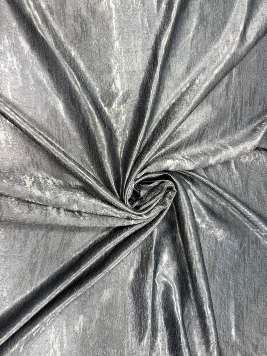 Set Draperii Gri Gata Cusute cu Tiv si Rejansă, 3M x 2.7 h Model Arabic