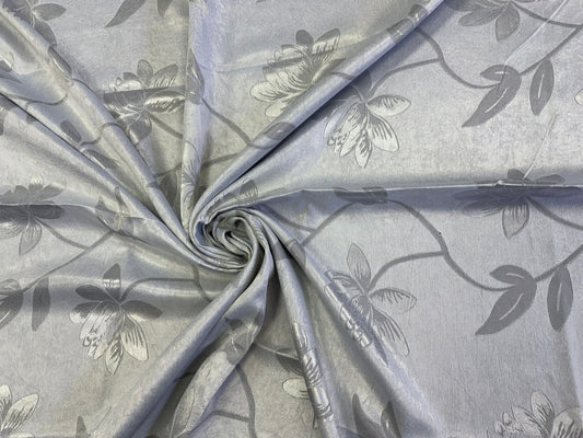 Set Draperii Gri Gata Cusute cu Tiv si Rejansă, 3M x 2.7 h Model Creof