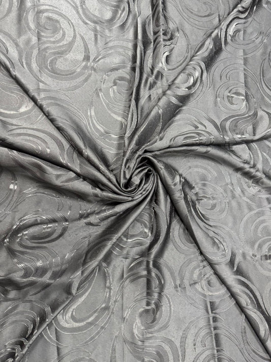 Set Draperii Negru  Gata Cusute cu Tiv si Rejansă, 3M x 2.7 h Model Spirala