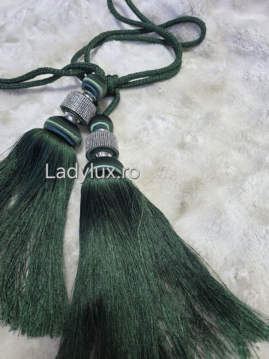 Set Prinzători Draperii Verde Smarald